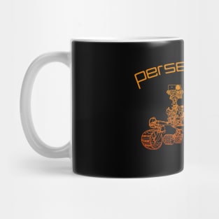 Perseverance Mars Rover Nasa Schematic Design Mug